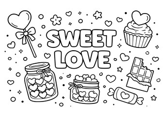 Valentine&rsquo;s Day quote coloring pages for kids featuring love and kindness messages. Perfect for February classroom activities, SEL lessons, bulletin boards, and fun holiday coloring printables for K&ndash;3