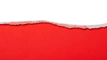 Torn Red Paper Edge, Ripped Paper Texture Banner, Jagged Red Paper Tear, Red Paper Cutout Border, Textured Red Paper Background