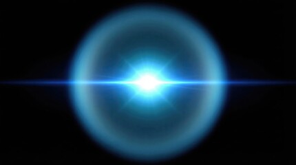 Fototapeta premium Abstract digital light effect background with a modern glow and lens flare for web design and social media banners.