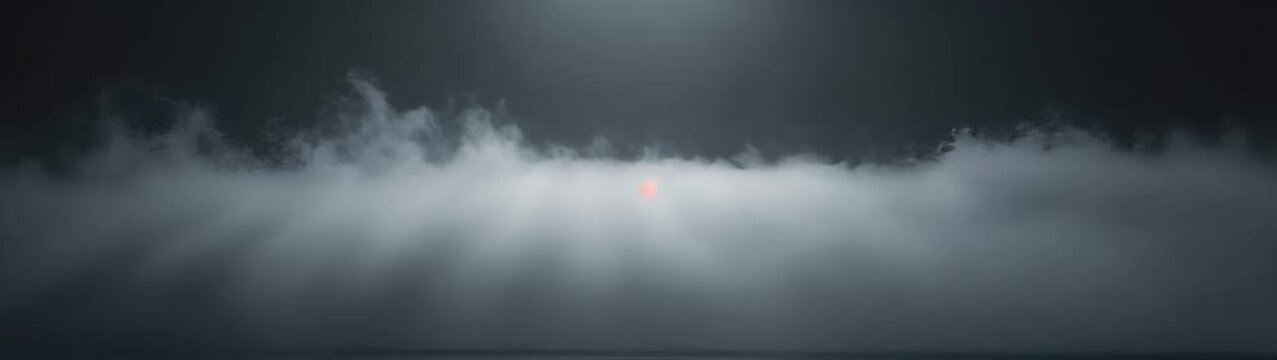 Black and white of a fogy area