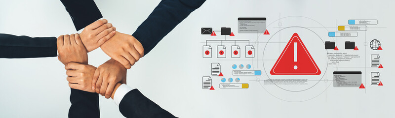 Cybersecurity threat alert system detects potential intrusions, monitors abnormal activity, and...