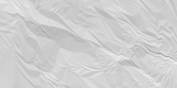 Paper texture background, Old paper background ripple soft white pattern wave crumple. Crushed and creased soft paper. Abstract wrinkle effect grunge and rough backdrop vintage page.