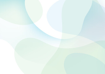 グリーン系グラデーションの優しい抽象背景