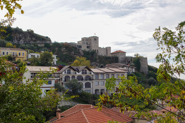 Kruja Castle in Albania. A timeless stone fortress overlooking the hills, where history, culture, and stunning views come together.