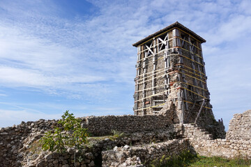 Kruja Castle in Albania. A timeless stone fortress overlooking the hills, where history, culture, and stunning views come together.