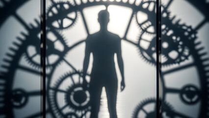 Reflected Obsolescence. Perfect for: Editorial business visuals, AI transformation topics