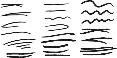 Squiggly lines Vector