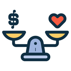 work life balance icon