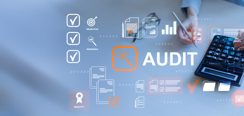 Business Audit and Financial Process Analysis on Digital Dashboard.