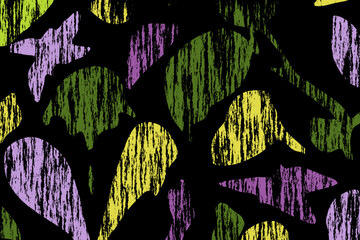 Abstract pattern. Illustration for printing on wall decorations. For use in graphics.