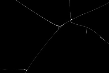 Close-up wrinkles and cracks on LCD screen glass display from smartphone, tablet or monitor from effect smash and fall bumps with detail pattern background, for use as a pattern on tiles or wallpaper