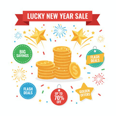 lucky new year sale 