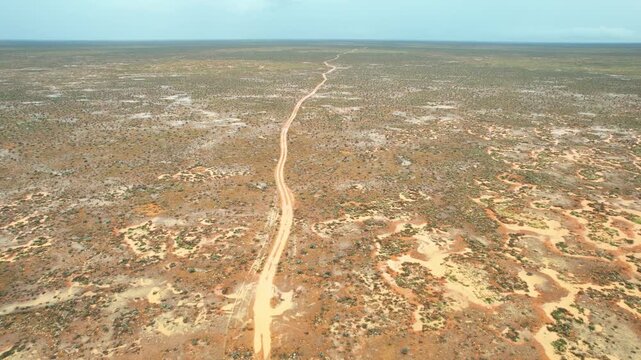 Great vast and remote outback of Australia