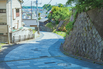 茨城　常陸太田市の塙坂