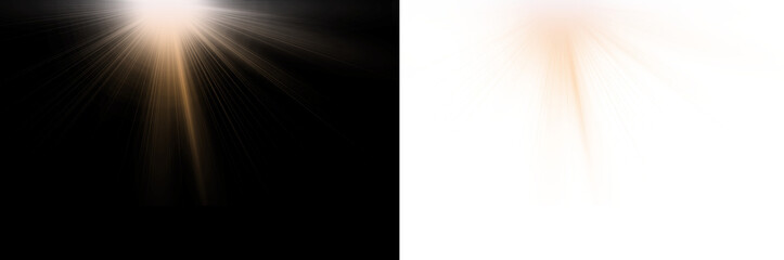 PNG sunlight special lens flare light effect.