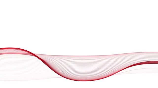 abstract red digital Futuristic technology wave lines geometric line pattern seamless loop white background, multi color on white backdrop, neon glow waves corporate concept template copy space 