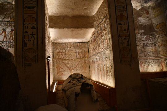 エジプト ルクソール 王家の谷～ラメセス５・6世墓