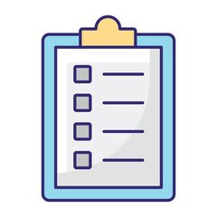 Medical Clipboard Vector Icon which can easily modify or edit