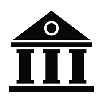 🏛️🏛️🏛️: A classic courthouse silhouette, the image showcases architectural beauty of a symbol of justice, stability, and civic responsibility.