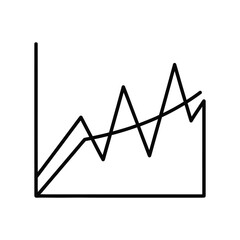 Financial Graph: This image is a bold representation of financial growth and data analysis. It vividly depicts a line graph showcasing market trends, ideal for conveying concepts of business.
