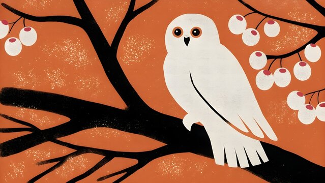 owl on a branch