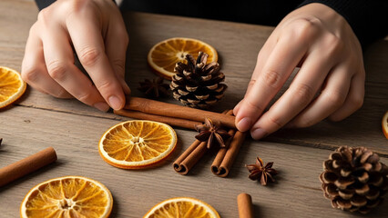 DIY Natural Winter Decorations and Potpourri