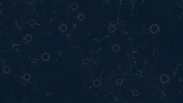 Network connection and data transfer in digital space - Powered by Adobe