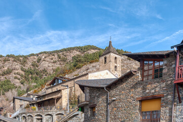 Fototapeta premium Ordino is a parish located in the far northwest of the Principality of Andorra.