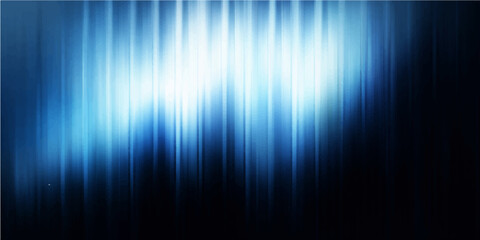 Abstract blue background with rays creates a digital technology wallpaper featuring a bright gradient pattern of light lines and motion texture on a dark vector backdrop
