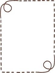 Naklejka premium Simple frame illustration