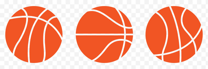 basketball sport equipment solid icon . Basketball logo vector icon . eps 10. Orange color basketball symbols.