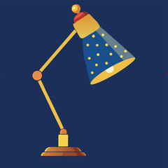 table lamp vector illustration