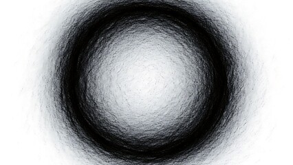 Detailed black and white circle pattern on white background