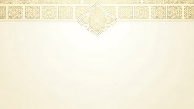 Elegant gold background with ornate border design