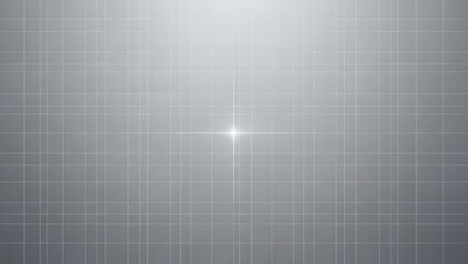 Bright light on grid background with gradient effect