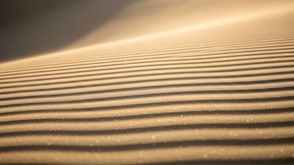 Sand dune with beautiful patterns created by wind