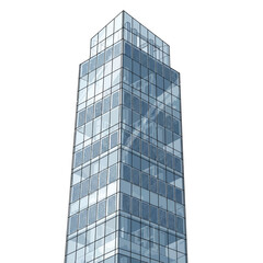 Modern glass skyscraper architecture