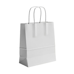 White Paper Shopping Bag with Twisted Handles paper bag