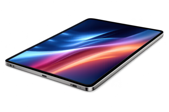 Modern tablet device with a transparent background for your projects. - Powered by Adobe