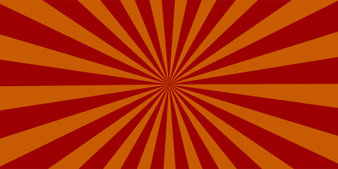 Background with retro rays. Vintage backdrop, boom, comic, circus pattern. © Alfin