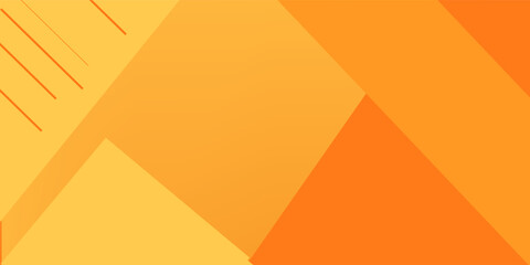 banner background. full color, orange gradation and effect geometry