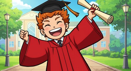 卒業の喜びの色