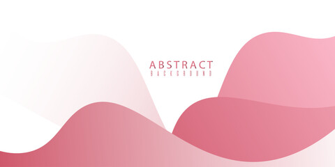 Geometric wave abstract design concept background from pink papers sheet. Layered waves background. Suit for bussines, banners