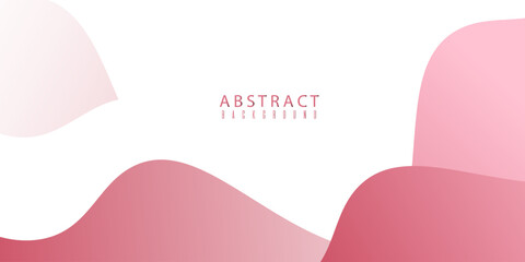 Geometric wave abstract design concept background from pink papers sheet. Layered waves background. Simple design, web