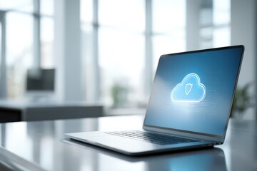 Fast and safe data exchange from laptop to cloud storage with online backups