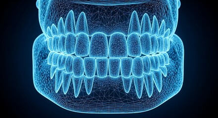 Digital Wireframe Model of Human Teeth and Jaws for Dental Surgery and Orthodontic Planning