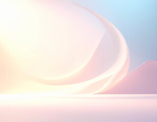 Abstract vector background featuring colorful circles and smooth pink waves creates a digital motion design with soft lines and energy curves for a modern wallpaper art texture