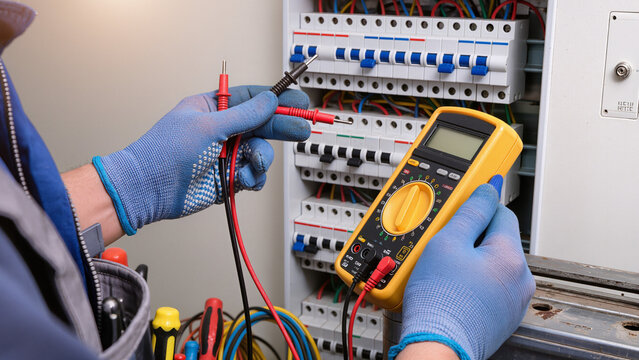 electrician at work