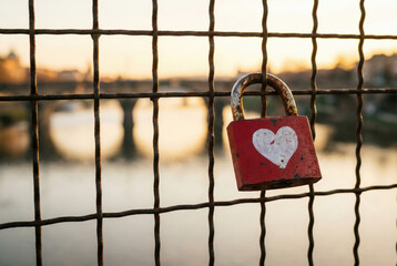 Love Lock on Bridge