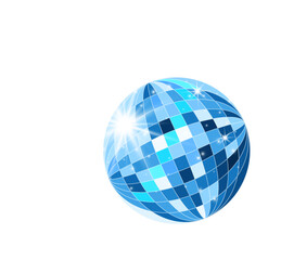 Obraz premium Blue Party Ball